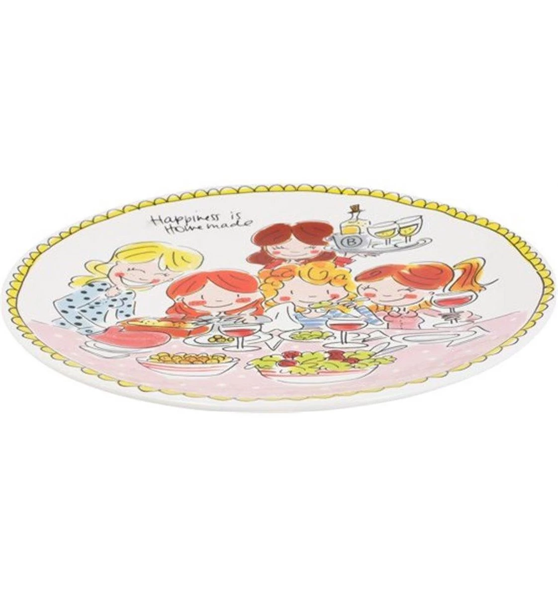 Blond Amsterdam Bord Even Bijkletsen - Girls - Ø 26 Cm 4 Blond Amsterdam Bord Even Bijkletsen - Girls - Ø 26 Cm - Afbeelding 2