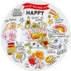Blond Amsterdam, Happy - Bord 22cm -Blond Amsterdam 1197x1200 2