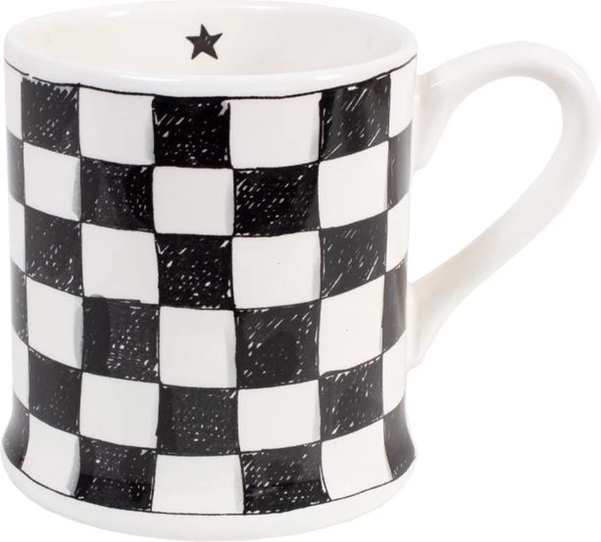 BLOND AMSTERDAM X NOIR: MUG CHECKERED 3 BLOND AMSTERDAM X NOIR: MUG CHECKERED