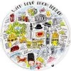 Blond Amsterdam City Londen Bord - Ø 22 Cm -Blond Amsterdam 1200x1180