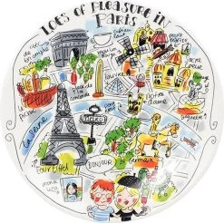 Blond Amsterdam City Paris Bord - Ø 22 Cm