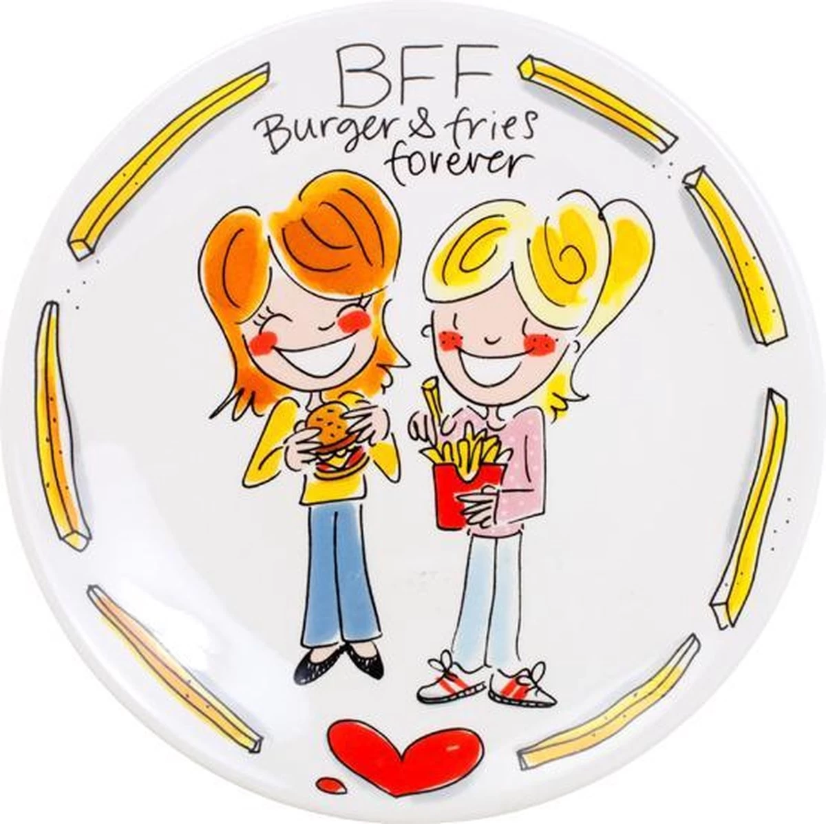 Blond Amsterdam Snack Bord BFF - Ø 22 Cm 3 Blond Amsterdam Snack Bord BFF - Ø 22 Cm