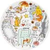 Blond Amsterdam, Dier: Bord 22cm Cat Lover -Blond Amsterdam 1200x1197