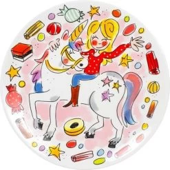 Blond Amsterdam Unicorn Gebaksbord - Ø 18cm