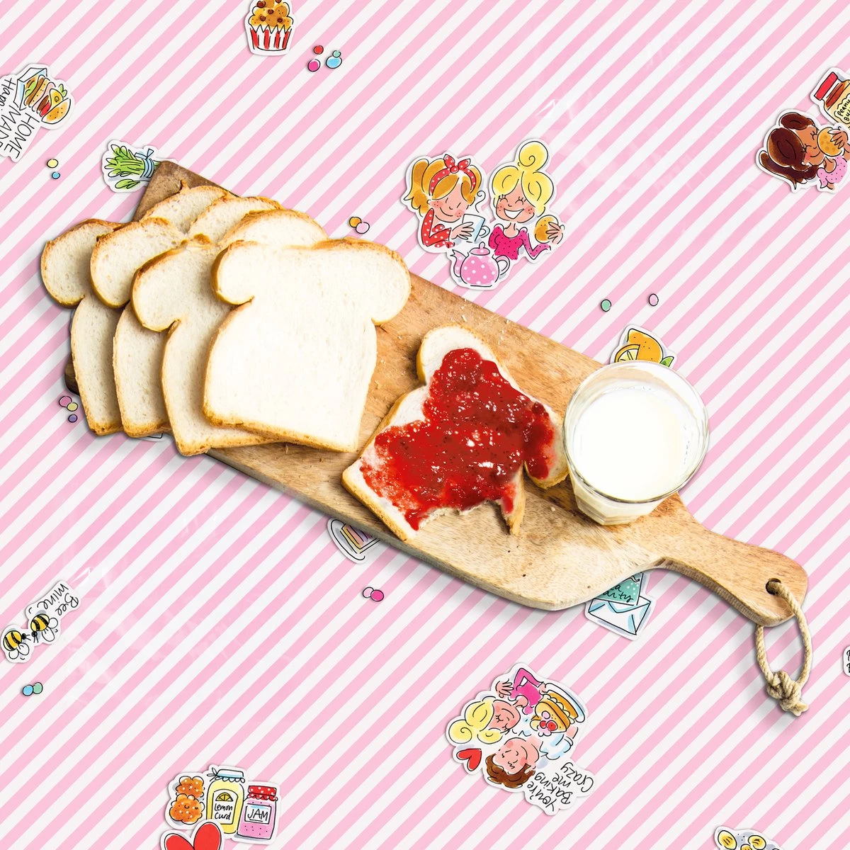 Blond Amsterdam, Even Bijkletsen: Tafelzeil Verpakt 140X240cm 4 Blond Amsterdam, Even Bijkletsen: Tafelzeil Verpakt 140X240cm - Afbeelding 2