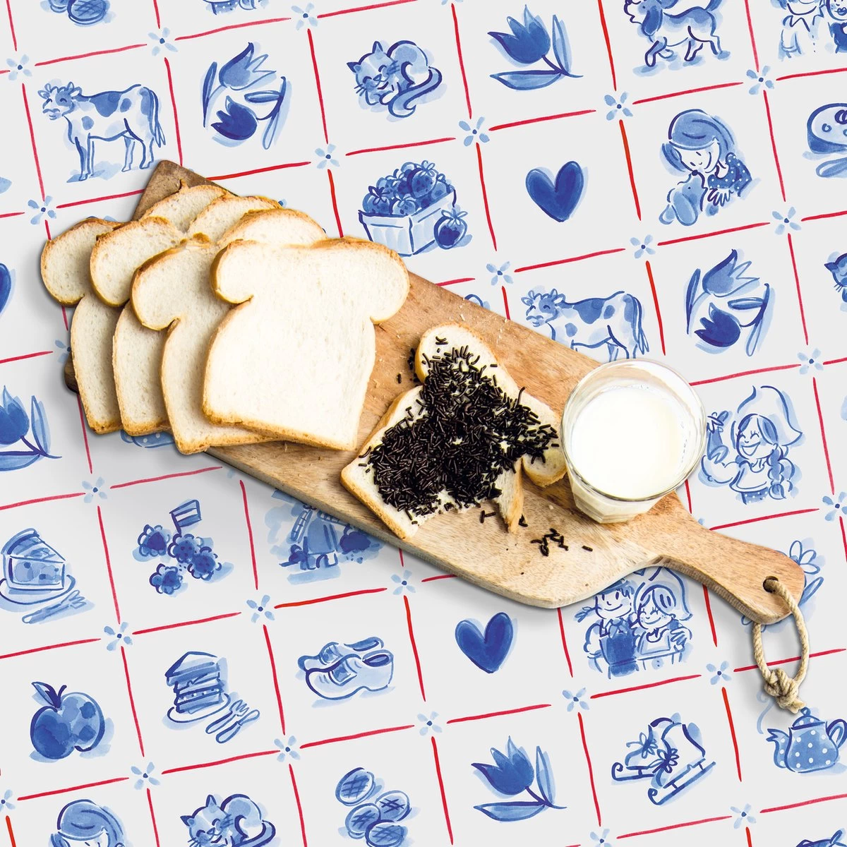 Blond Amsterdam, Delfts Blond: Tafelzeil Verpakt 140X240cm 4 Blond Amsterdam, Delfts Blond: Tafelzeil Verpakt 140X240cm - Afbeelding 2