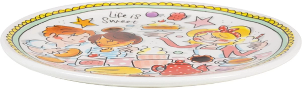 Blond Amsterdam, Even Bijkletsen: Bord Mint 18cm 4 Blond Amsterdam, Even Bijkletsen: Bord Mint 18cm - Afbeelding 2