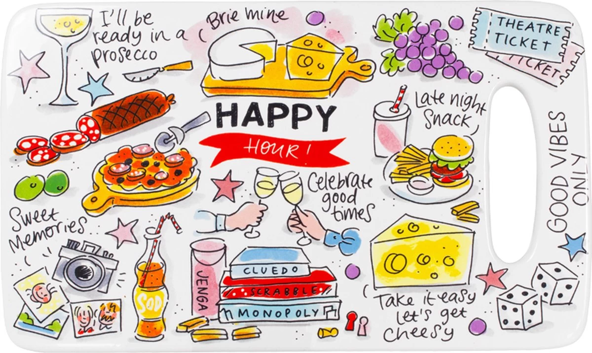 Blond Amsterdam, Happy - Snijplank 4 Blond Amsterdam, Happy - Snijplank - Afbeelding 2