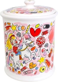 Blond Amsterdam Unicorn Voorraadpot - Made With Magic - Ø 16 Cm