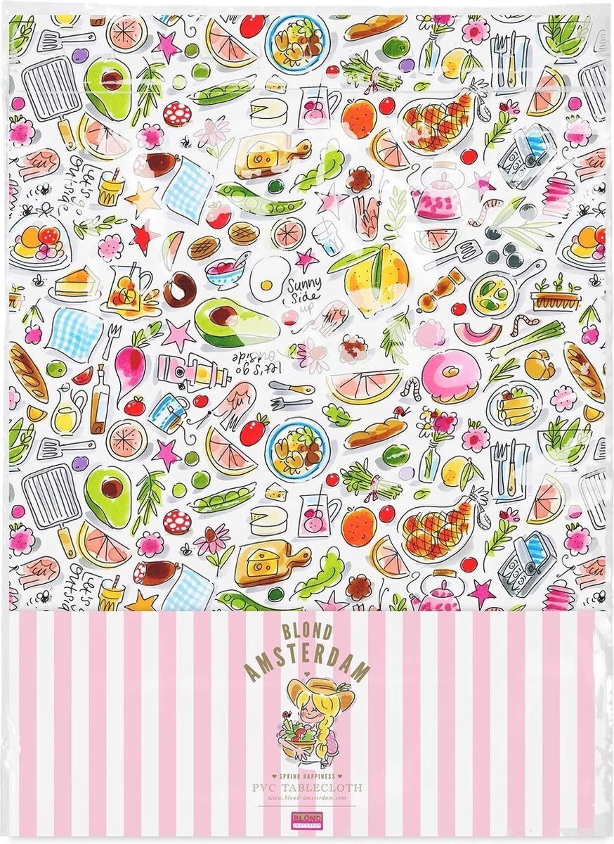 BLOND AMSTERDAM GREEN HAPPINESS: TABLECLOTH PACKED PVC 140 X 240 3 BLOND AMSTERDAM GREEN HAPPINESS: TABLECLOTH PACKED PVC 140 X 240