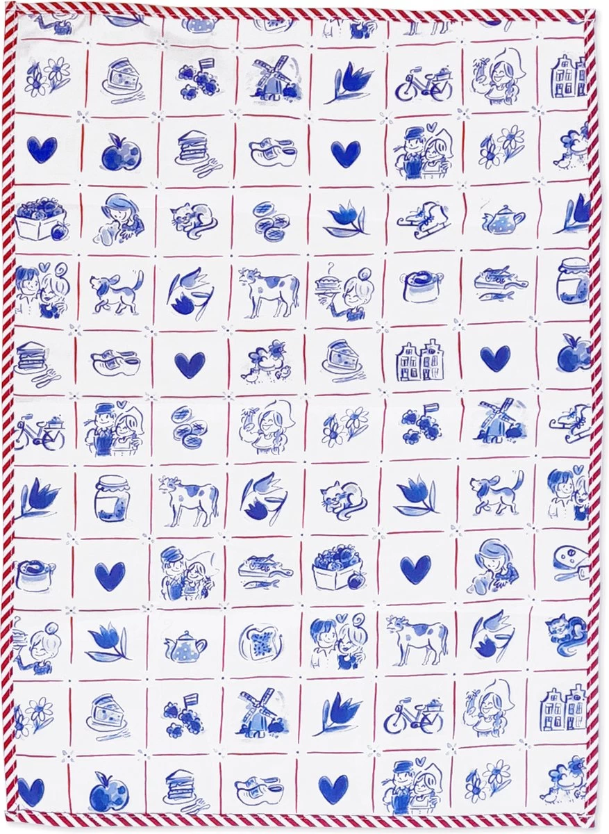 Blond Amsterdam, Delfts Blond:Theedoek Verpakt 3 Blond Amsterdam, Delfts Blond:Theedoek Verpakt