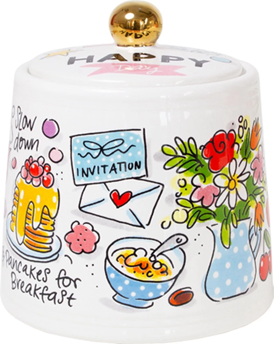 Blond Amsterdam, Happy - Suikerpot Goud 3 Blond Amsterdam, Happy - Suikerpot Goud