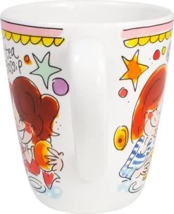 Blond Amsterdam Even Bijkletsen Mok 350 Ml - Roze Rand 10 Blond Amsterdam Even Bijkletsen Mok 350 Ml - Roze Rand -Blond Amsterdam 979x1200