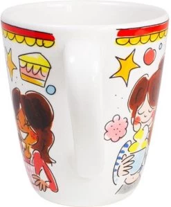 Blond Amsterdam Even Bijkletsen Mok 350 Ml - Rode Rand -Blond Amsterdam 990x1200